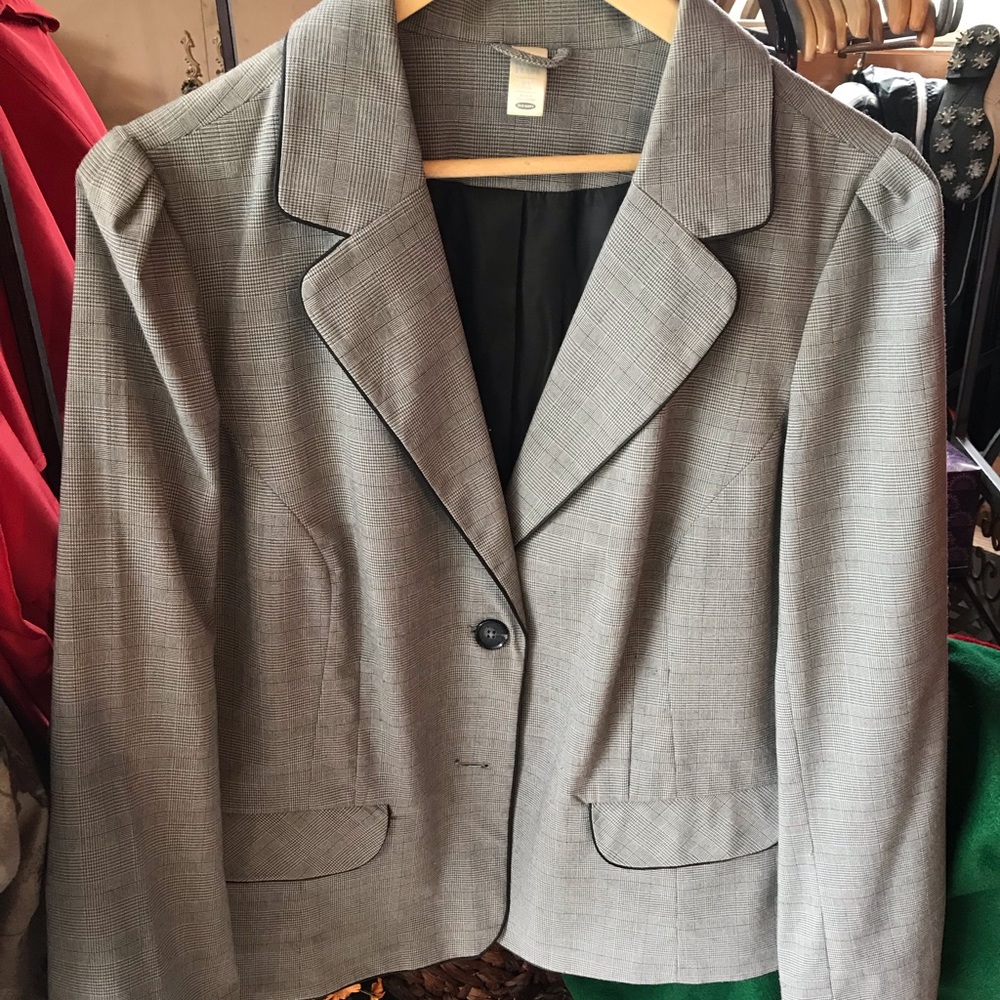 Gray Check Jacket